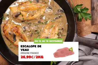 Hmarket Escalope de veau offre