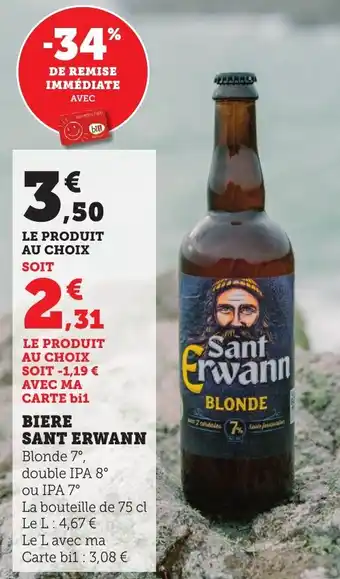 Bi1 Biere sant erwann offre