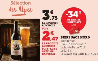 Bi1 Biere face nord offre