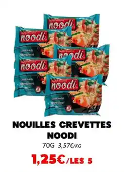 Hmarket Nouilles crevettes noodi offre