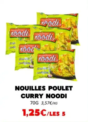 Hmarket Nouilles poulet curry noodi offre