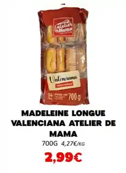 Hmarket Madeleine longue valenciana atelier de mama offre