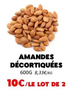 Hmarket Amandes décortiquées offre