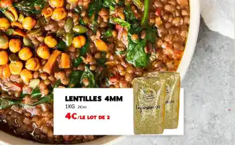 Hmarket Lentilles 4mm offre