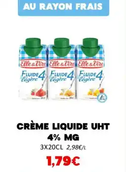 Hmarket Crème liquide uht 4% mg offre