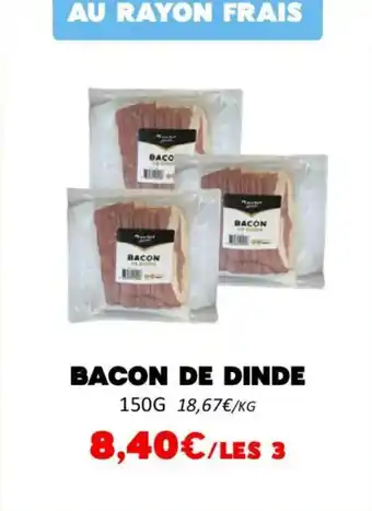Hmarket Bacon de dinde offre