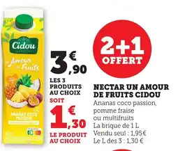 Bi1 Nectar un amour de fruits cidou offre