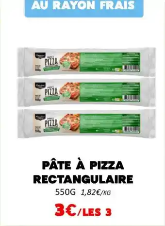 Hmarket Pâte à pizza rectangulaire offre