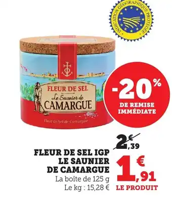 Bi1 Fleur de sel igp le saunier de camargue offre