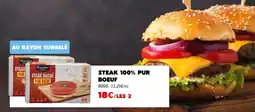 Hmarket Steak 100% pur boeuf offre