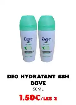 Hmarket Deo hydratant 48h dove offre