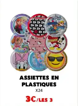 Hmarket Assiettes en plastiques offre