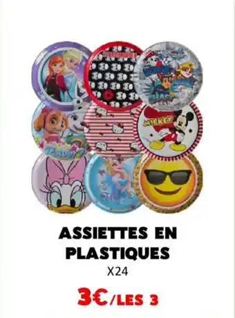 Hmarket Assiettes en plastiques offre