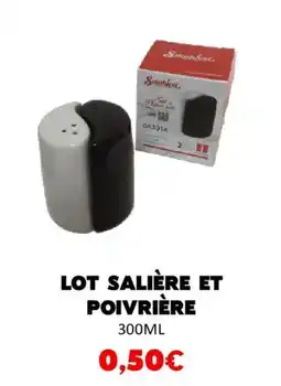 Hmarket Lot salière et poivrière offre