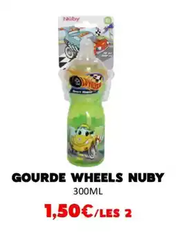 Hmarket Gourde wheels nuby offre