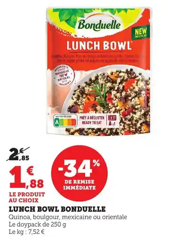 Bi1 Lunch bowl bonduelle offre