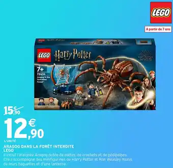 Intermarché Hyper Aragog dans la forêt interdite lego offre
