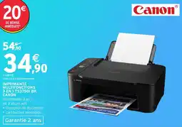 Intermarché Hyper Imprimante multifonctions 3 en 1 ts37501 bk canon offre