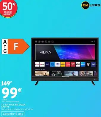 Intermarché Hyper Tv 32 full hd vidaa eklyps offre