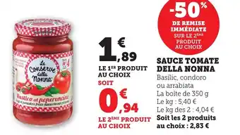 Bi1 Sauce tomate della nonna offre