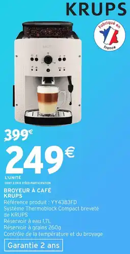 Intermarché Hyper Broyeur à café krups offre