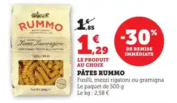 Bi1 Pâtes rummo offre
