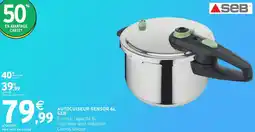Intermarché Hyper Autocuiseur sensor seb offre