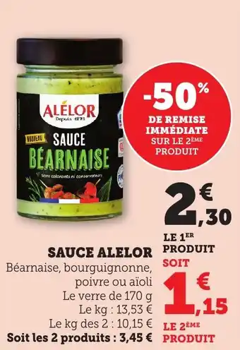 Bi1 SAUCE ALELOR offre