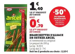 Bi1 Branchettes d'alsace dr oetker ancel offre