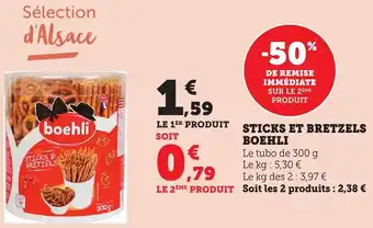 Bi1 Sticks et bretzels boehli offre