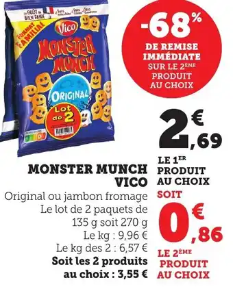 Bi1 Monster munch vico offre