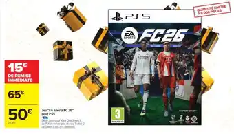 Carrefour Jeu EA Sports FC 26 pour PS5 offre