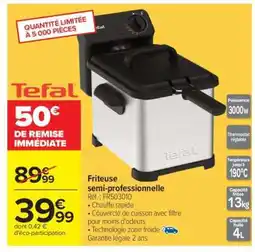 Carrefour FRITEUSE SEMI-PROFESSIONNELLE offre
