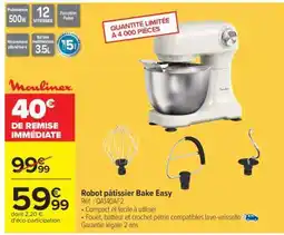 Carrefour Robot pâtissier Bake Easy offre