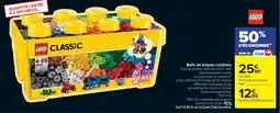 Carrefour LEGO Classic Boîte de briques créatives offre