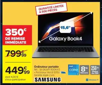Carrefour Galaxy Book4 offre