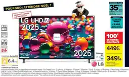 Carrefour Téléviseur 4K LG UHD AI 2025 offre