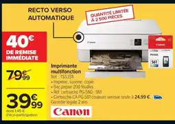 Carrefour Imprimante multifonction Canon TS5351I offre