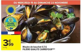Carrefour Market Moules de bouchot S.T.G offre