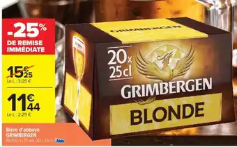 Carrefour Market Grimbergen Blonde offre