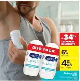 Carrefour Market Sanex Duo Pack offre