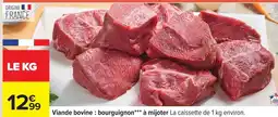 Carrefour Viande bovine : bourguignon** à mijoter offre