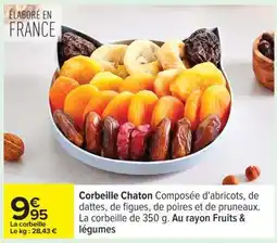 Carrefour Corbeille Chaton offre