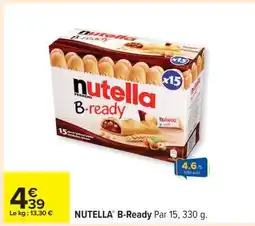 Carrefour NUTELLA B-READY offre
