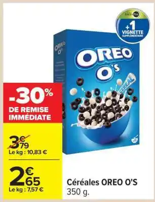 Carrefour Céréales Oreo O's offre