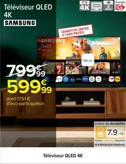 Carrefour Téléviseur QLED 4K offre