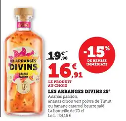 Bi1 Les arranges divins 25° offre