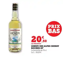 Bi1 Genepi des alpes cherry rocher 40° offre