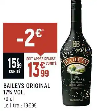 Baileys baileys original 17% vol.