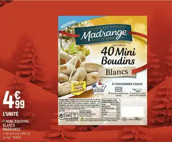 Madrange mini boudins blancs